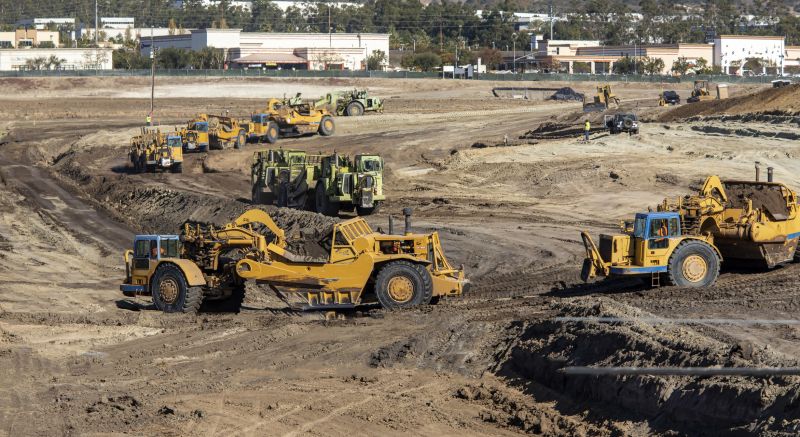 Heavy Equipment in Use