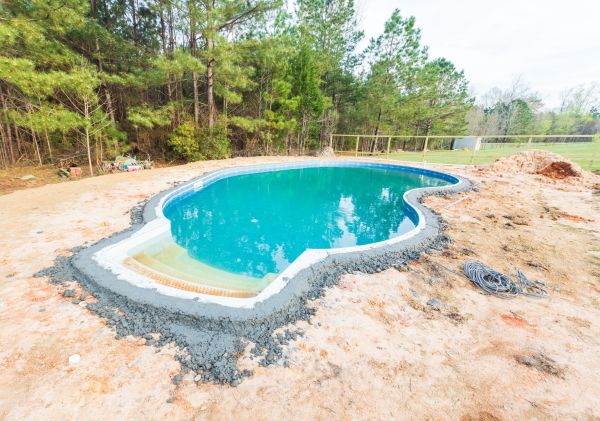 Pool Landscape Leveling in East Lansing
