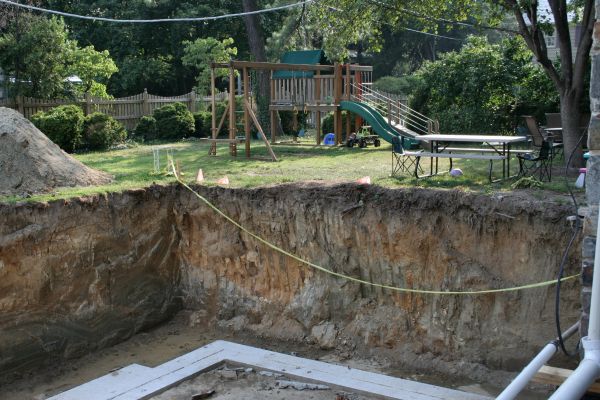 Footer Digging in East Lansing