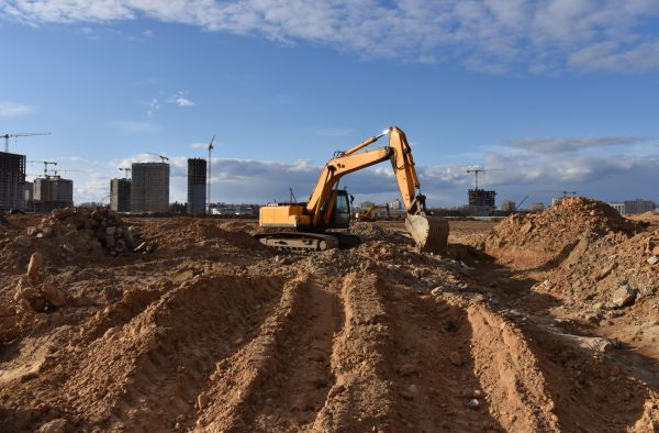 Drainage Trench Excavation in East Lansing
