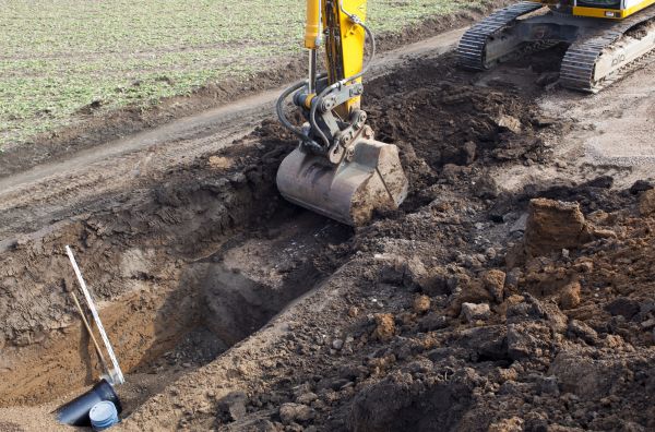 Backhoe Trenching in East Lansing