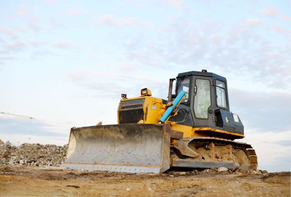 Bulldozer Land Excavation in East Lansing