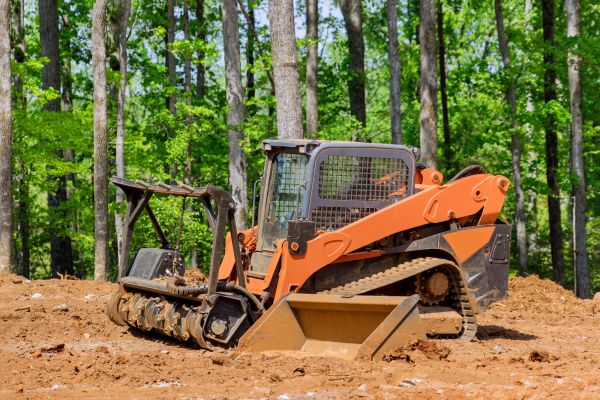 Bulldozer Land Leveling in East Lansing