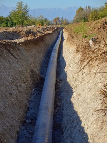 Gas Pipe Trenching in East Lansing