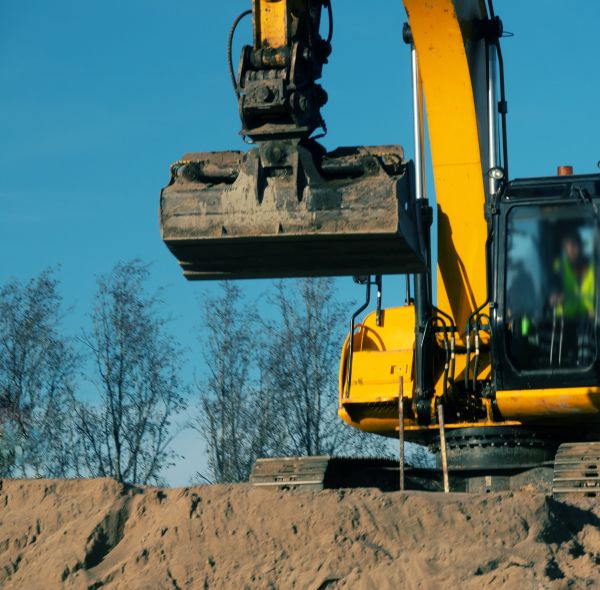 Ditch Grading in East Lansing